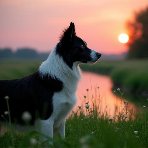 Dog named Harlekin