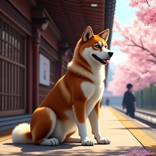 Dog named Hatchi
