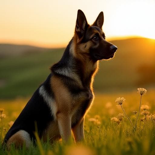 Dog named Hilde