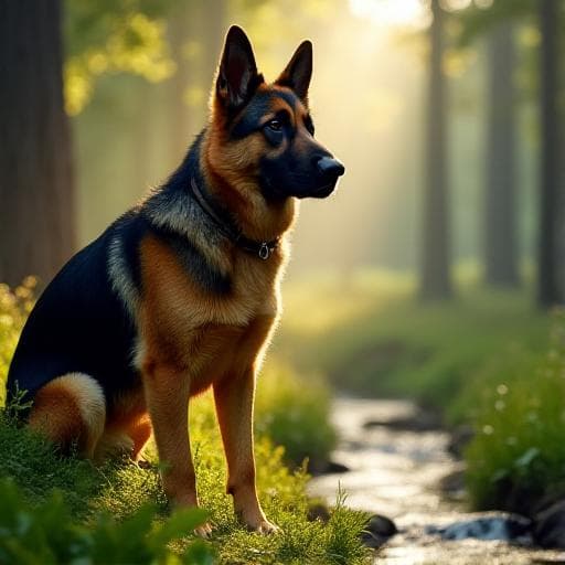 Dog named Hotah