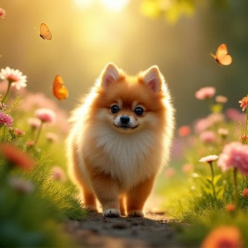 Dog named Huggie