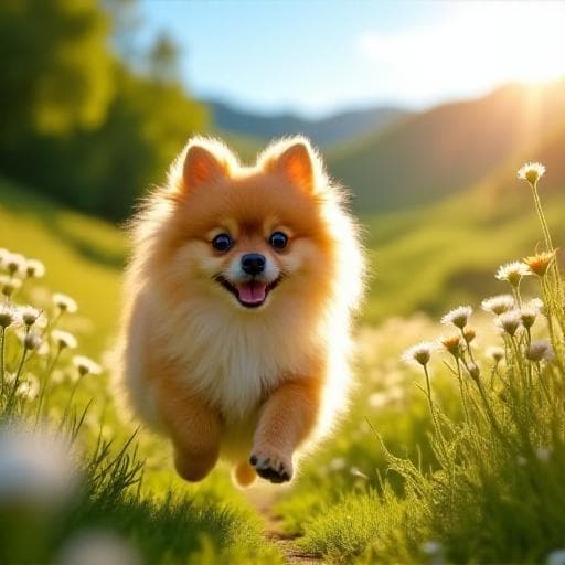 Dog named Huppy