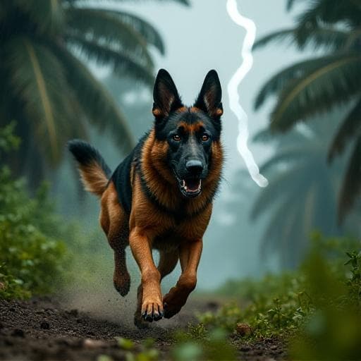 Dog named Huracan