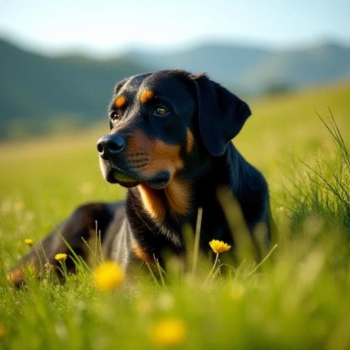 Dog named Iman