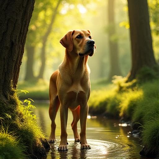 Dog named Isaak