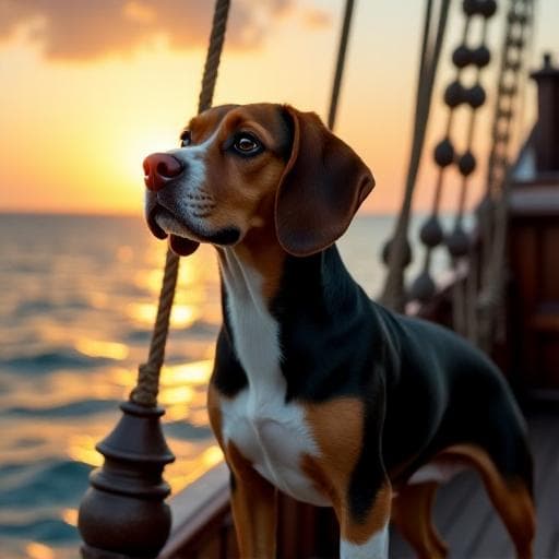 Dog named Jack Sparrow