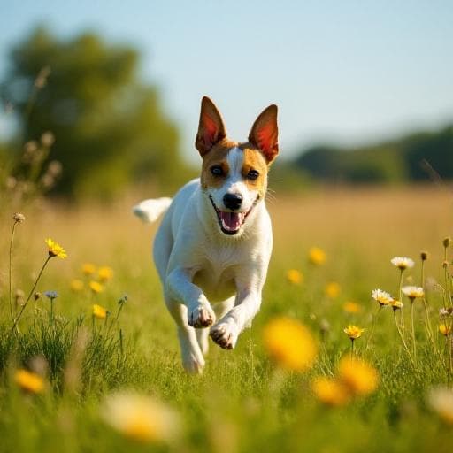 Dog named Jumpy