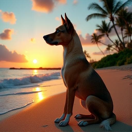 Dog named Kahili
