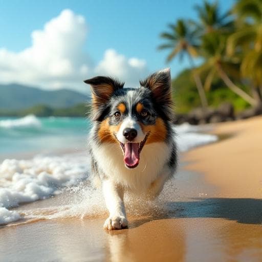 Dog named Kaiwi