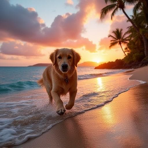 Dog named Kaloni