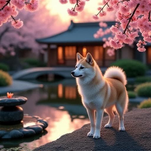 Dog named Kamiko