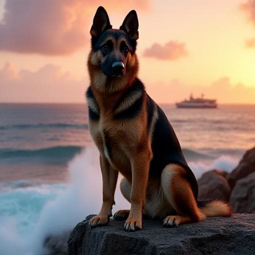Dog named Kapitan