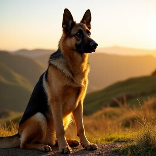 Dog named Karan