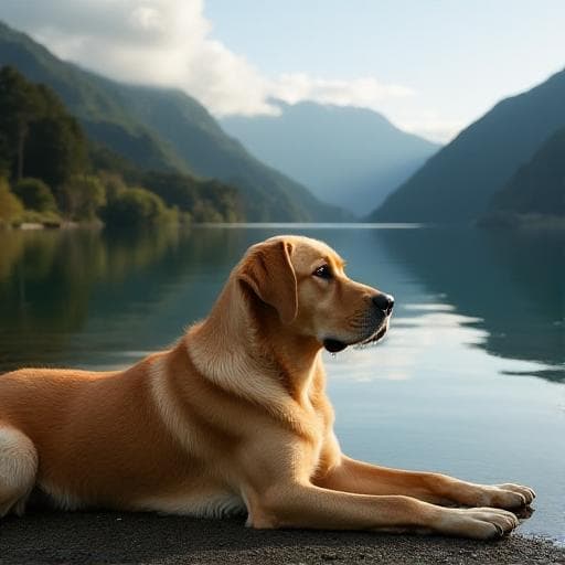 Dog named Kiwa