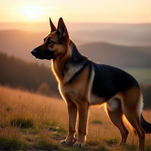 Dog named Knight