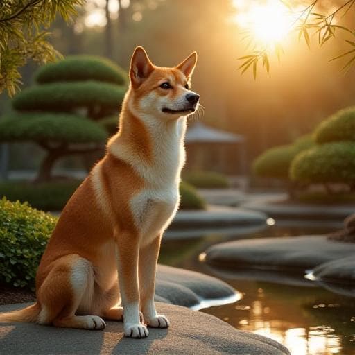 Dog named Koji