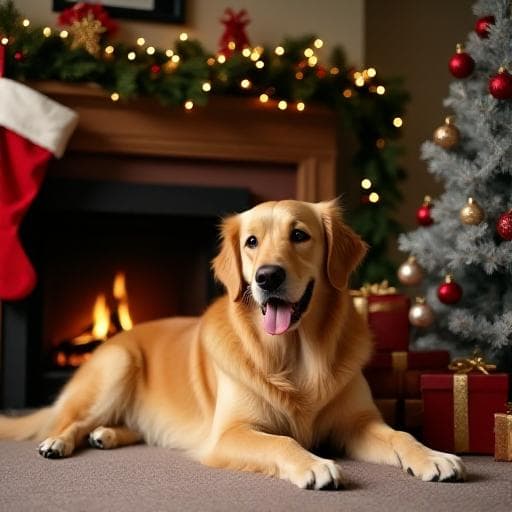 Dog named Kringle