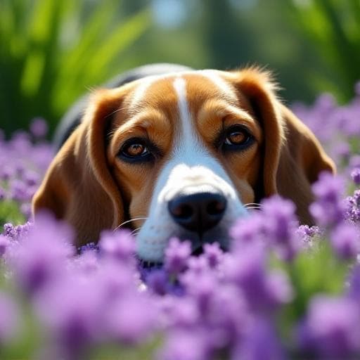 Dog named Lavendar