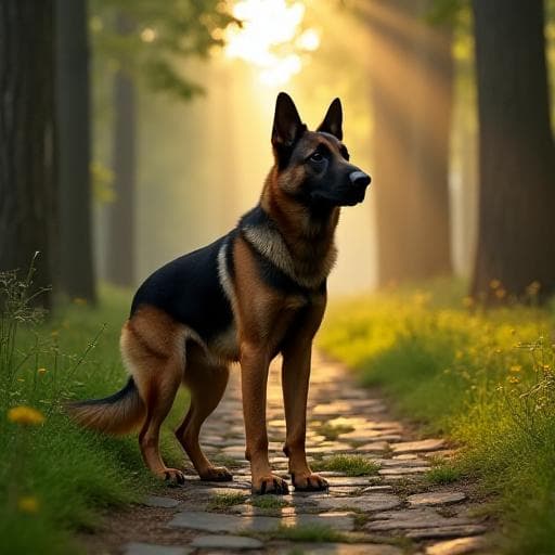 Dog named Lincoln
