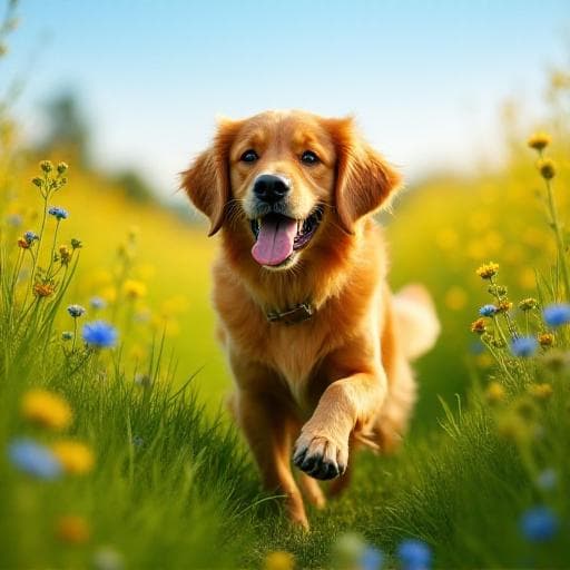 Dog named Luck