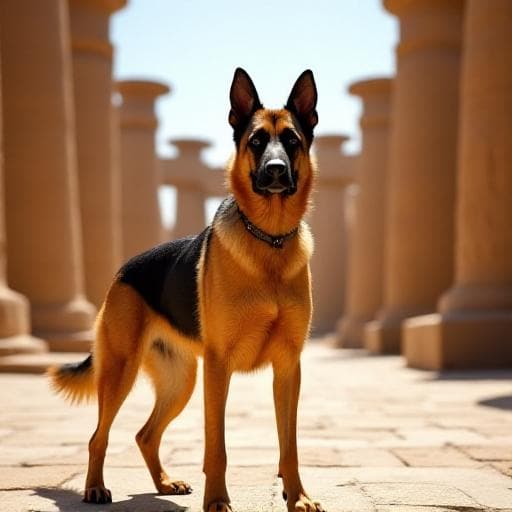 Dog named Luxor