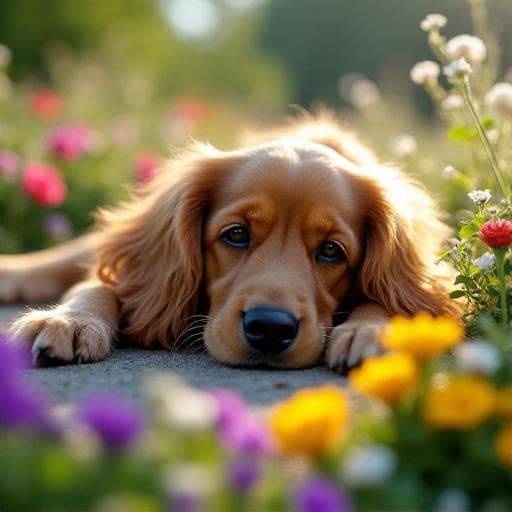 Dog named Mallow