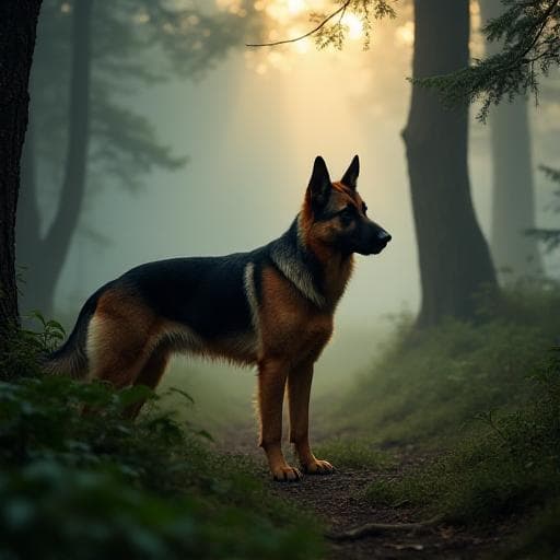 Dog named Mandalorian