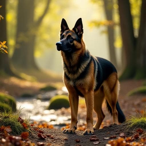 Dog named Manu