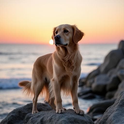 Dog named Minke