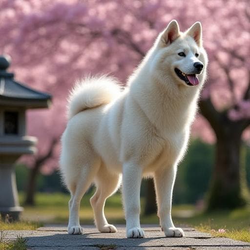 Dog named Mirai