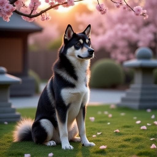Dog named Miroku