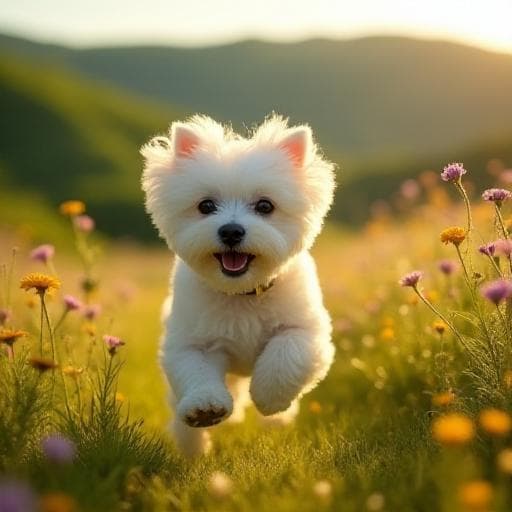 Dog named Mister Fluffers