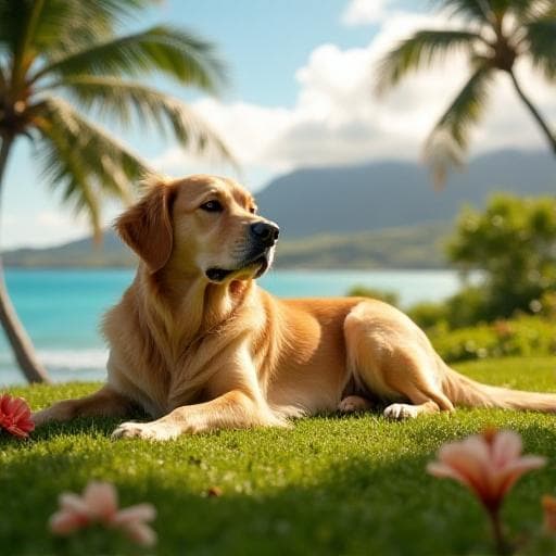 Dog named Moani
