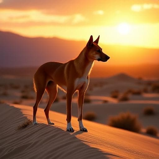 Dog named Mojave