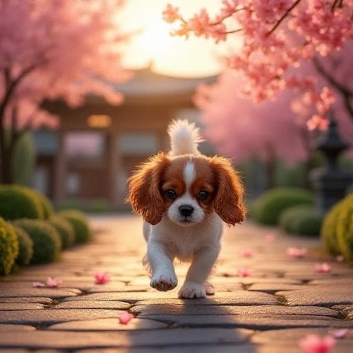 Dog named Momoko