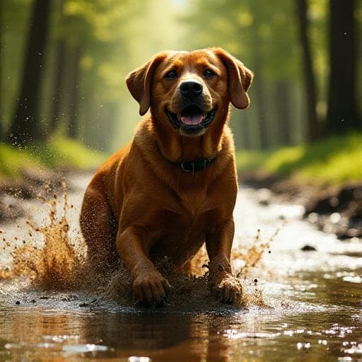 Dog named Muddy Marauder