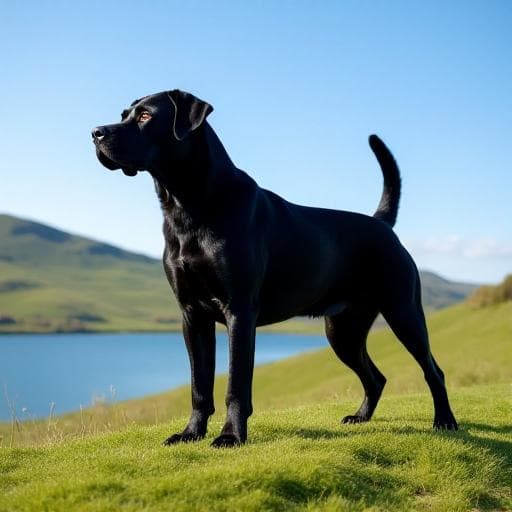 Dog named Musta
