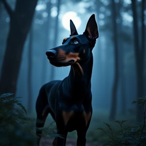 Dog named Mystic