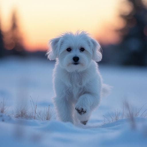 Dog named Nieve