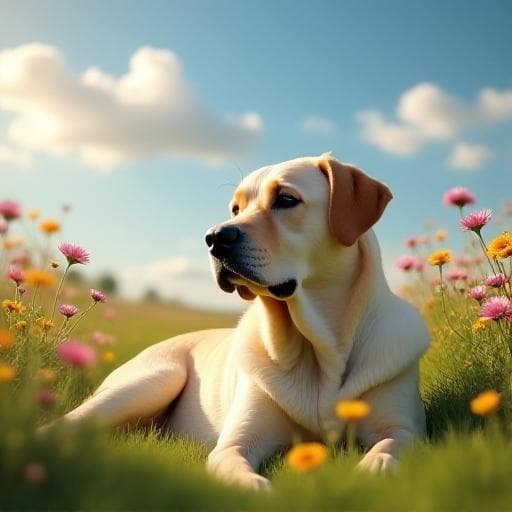 Dog named Nihal