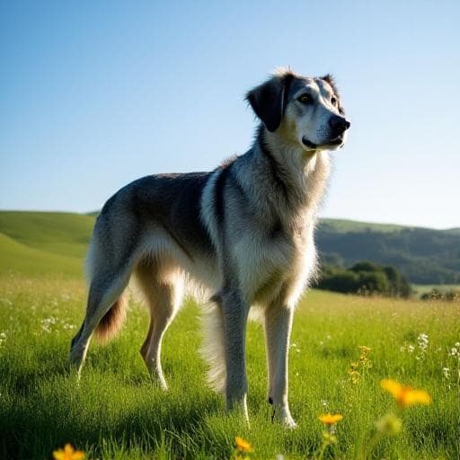 Dog named Oisín