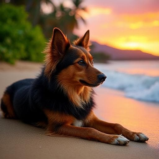 Dog named Okina