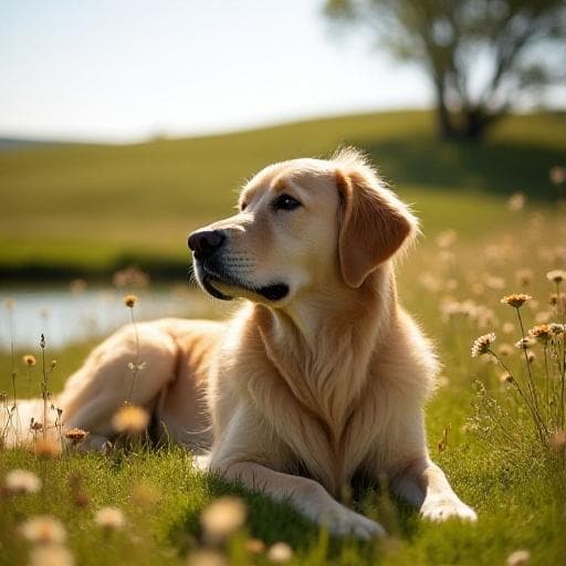 Dog named Olena