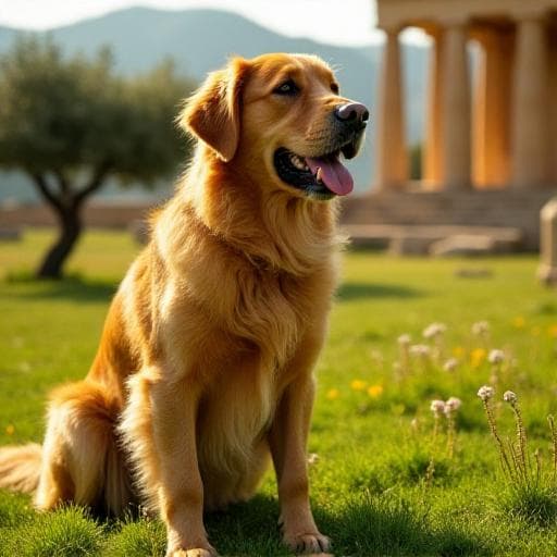 Dog named Olympia