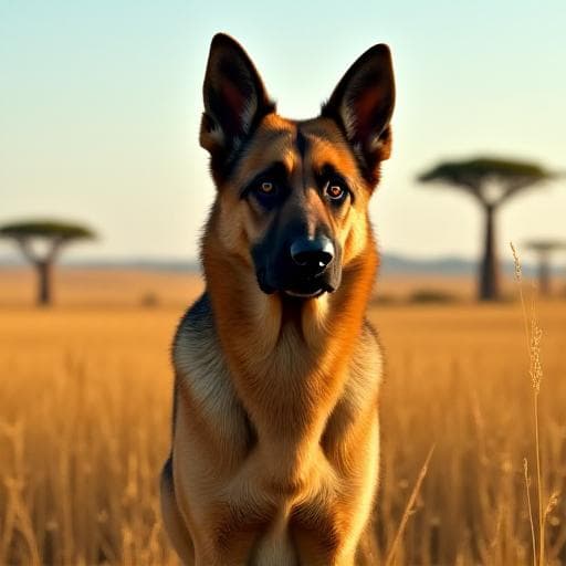 Dog named Omari