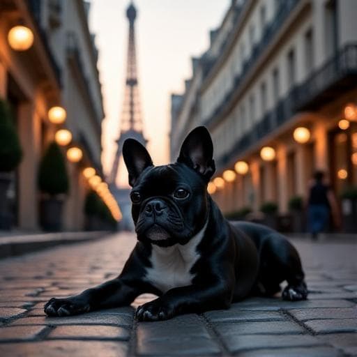 Dog named Paris