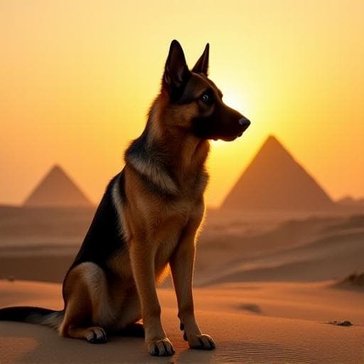 Dog named Pharoah