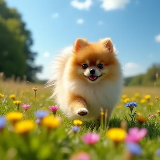 Dog named Pom Pom