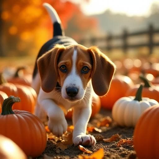 Dog named Pumpkin