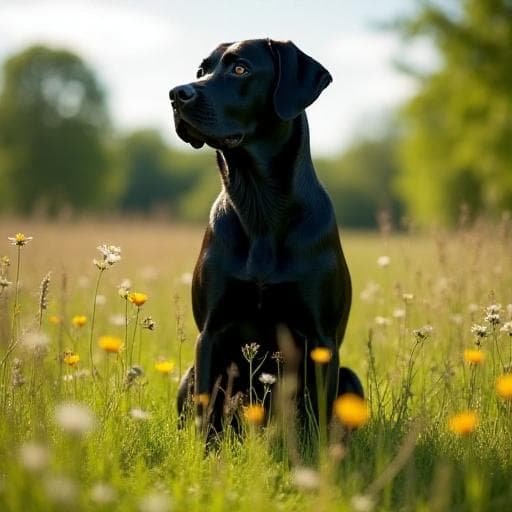 Dog named Raina